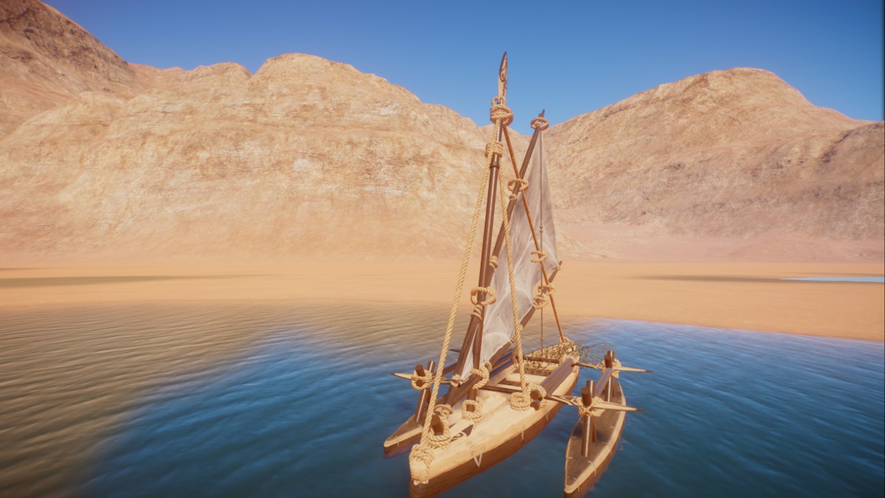 catamaran, boat oceanic style, ozeanischer Katamaran, Boot