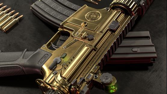 M4A4 | Golden Chrome