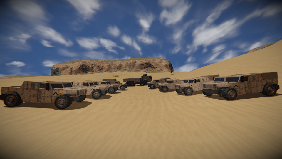 USMC- Desert Vehicles