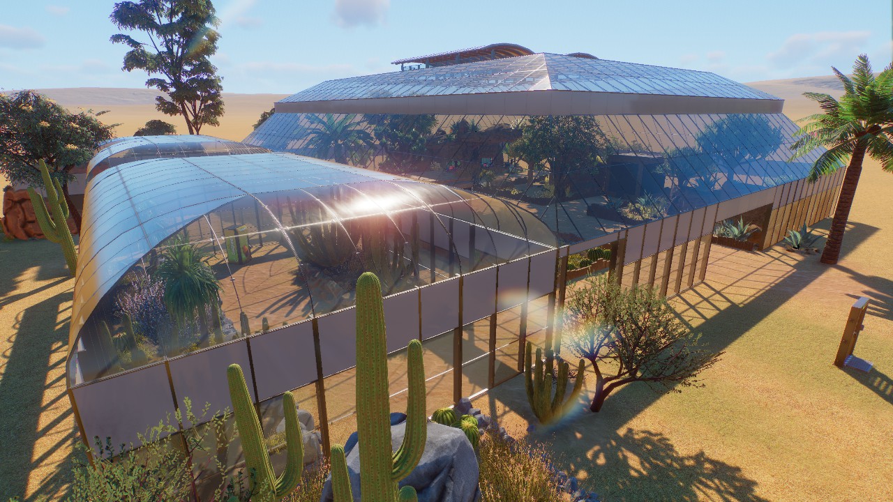 Desert Exhibit Greenhouse