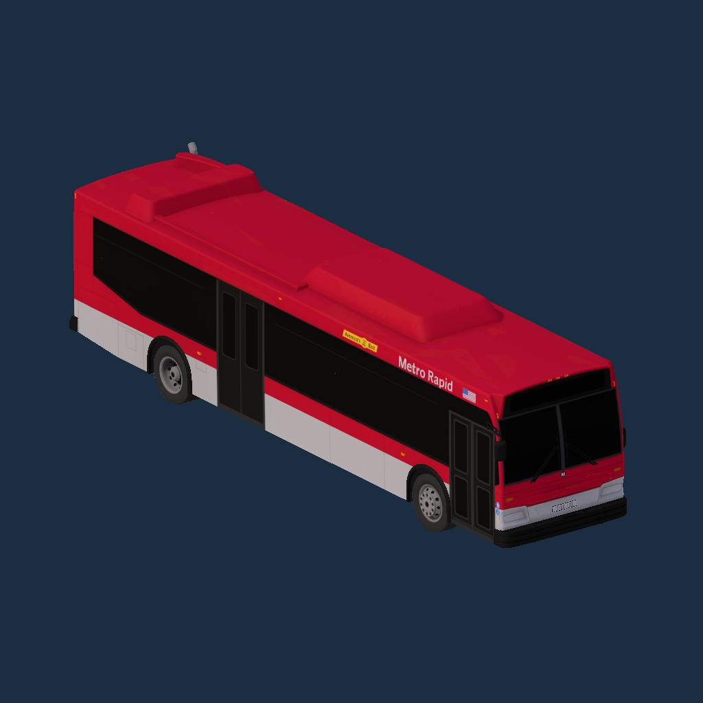 LA Metro Rapid Orion VII