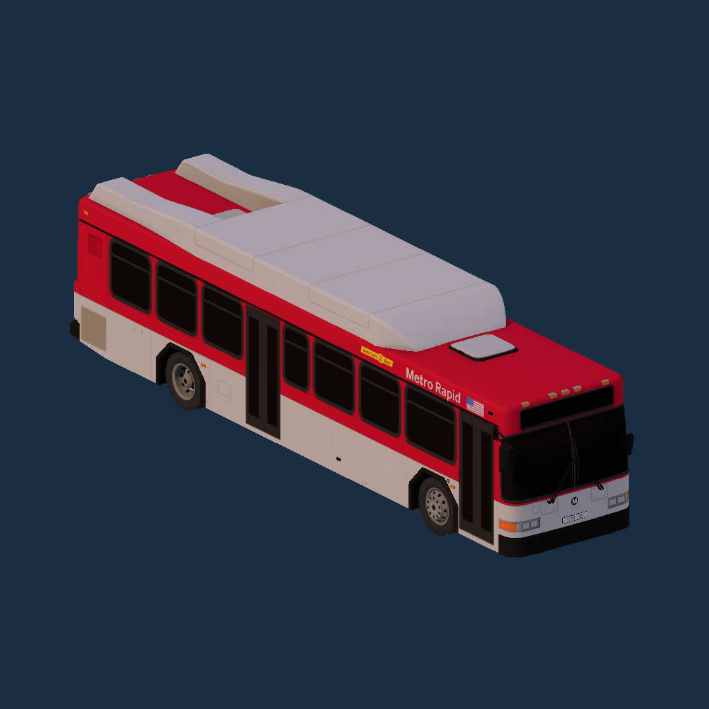 LA Metro Rapid Low Floor