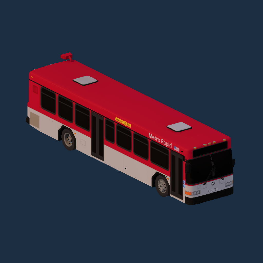LA Metro Rapid Low Floor Diesel