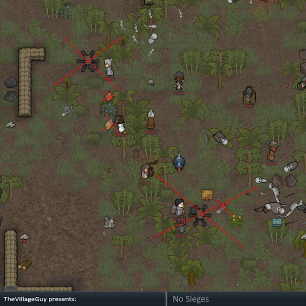 No Sieges mod preview for RimWorld