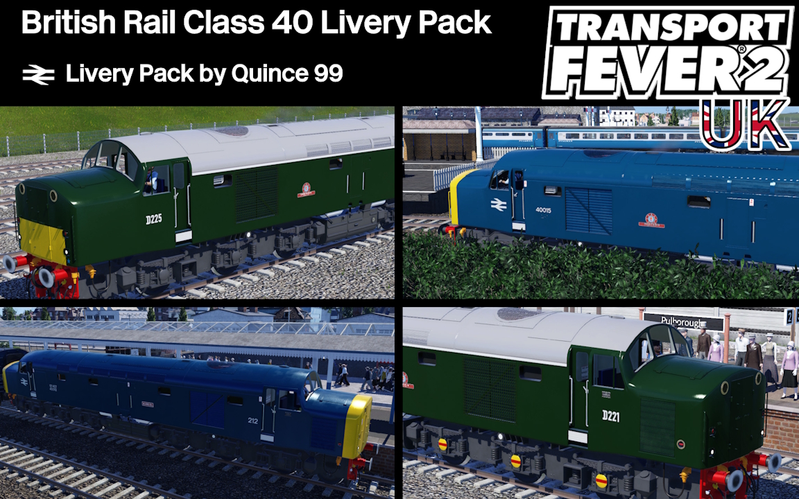 British Rail Class 40 (Livery Pack)
