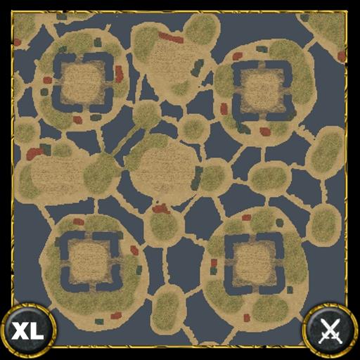  Bot game on island arena