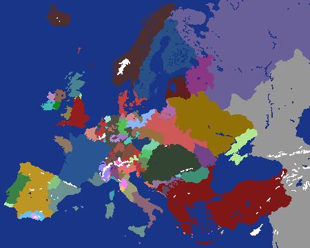 Europe Map 1490