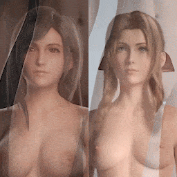 [Final Fantasy 7] Tifa and Aerith runway walk by Bamh3d