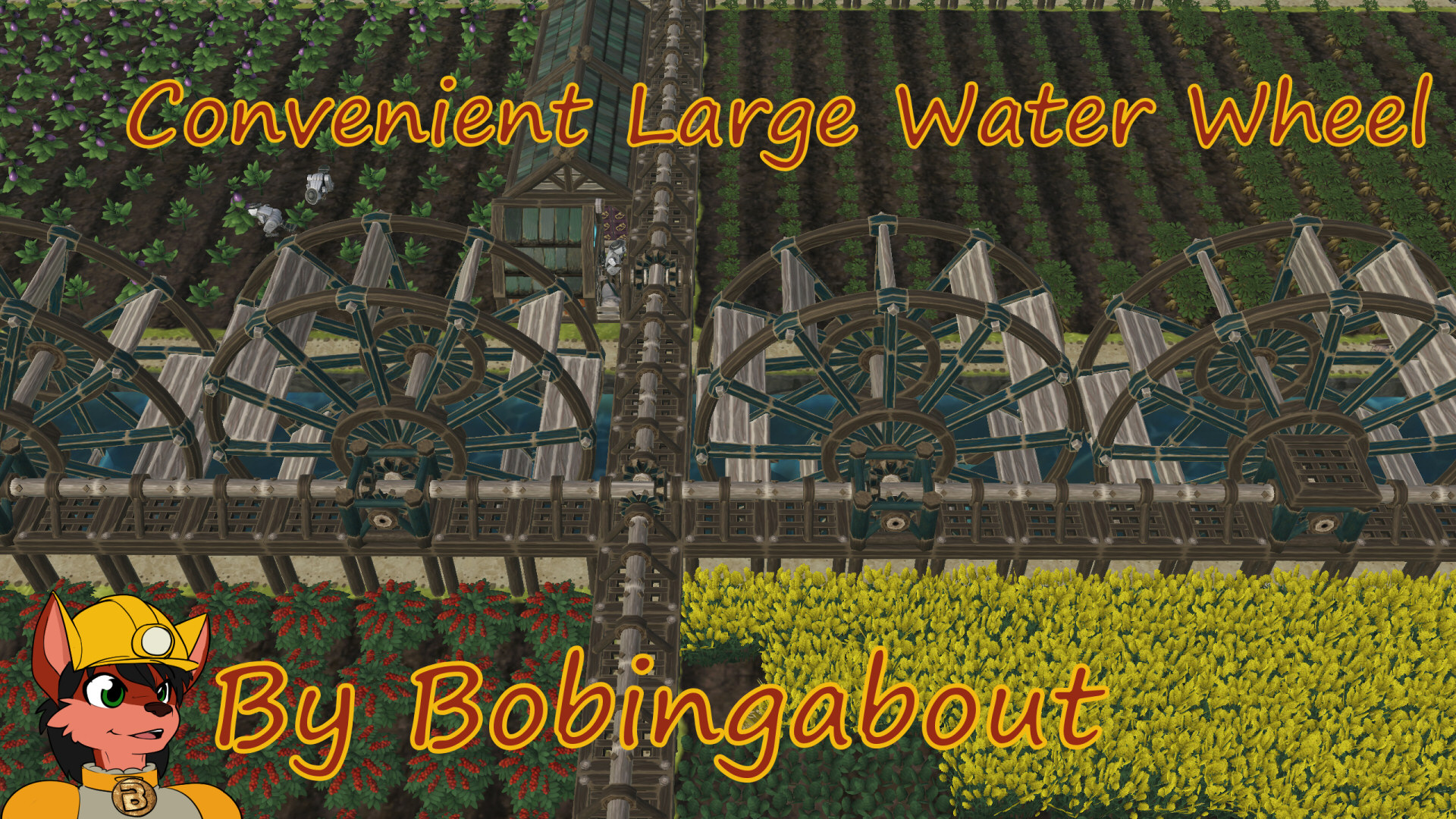 Convenient Large Water Wheel