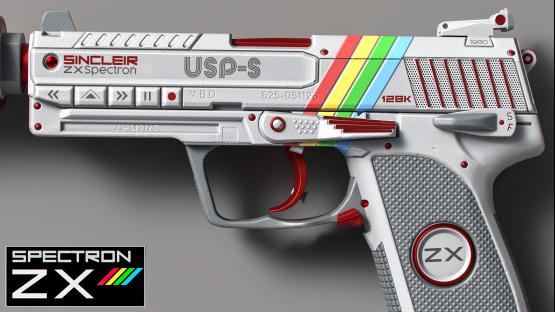 USP-S | ZX Spectron (White)