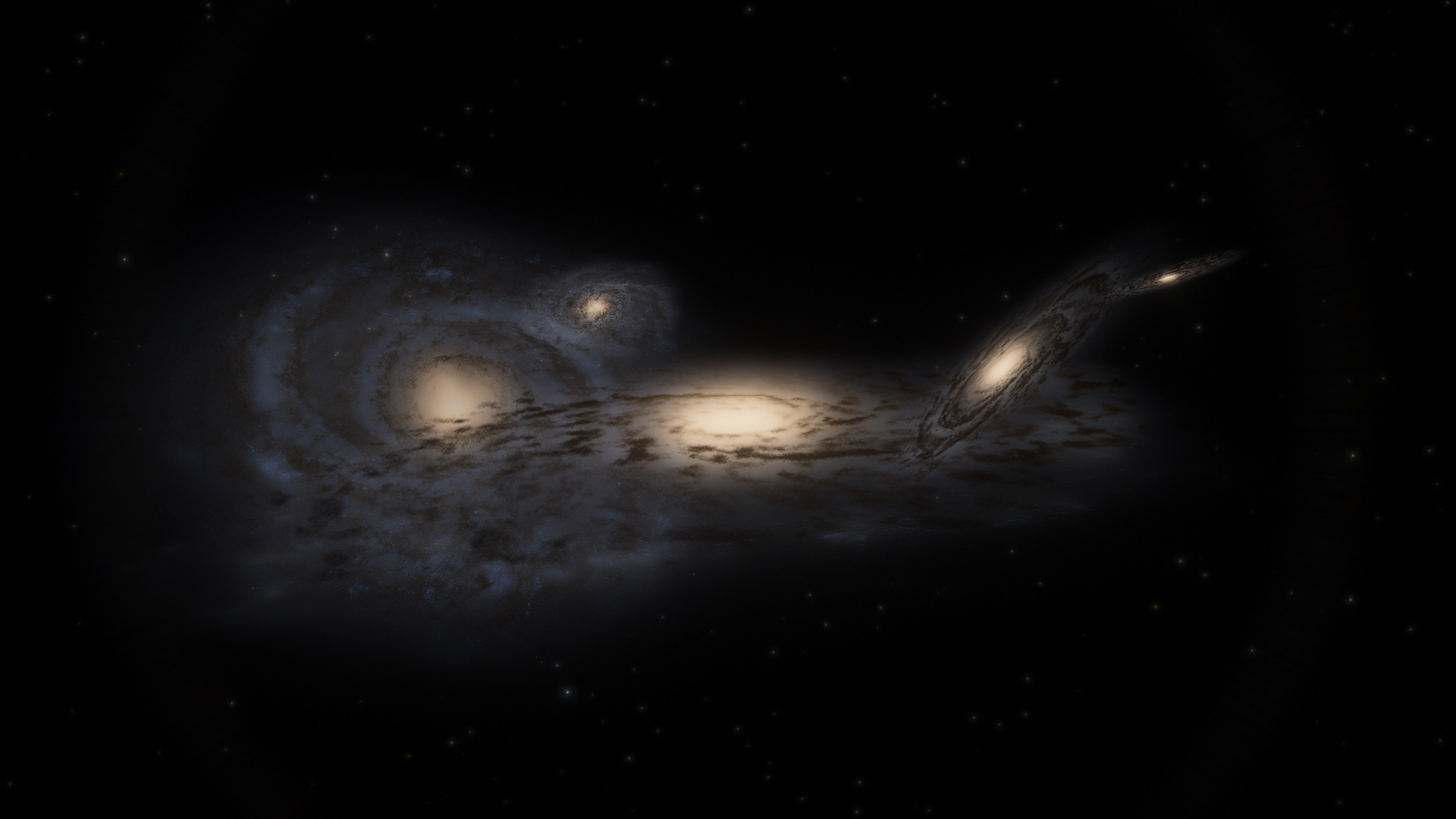 Quintuple Galaxy Collision