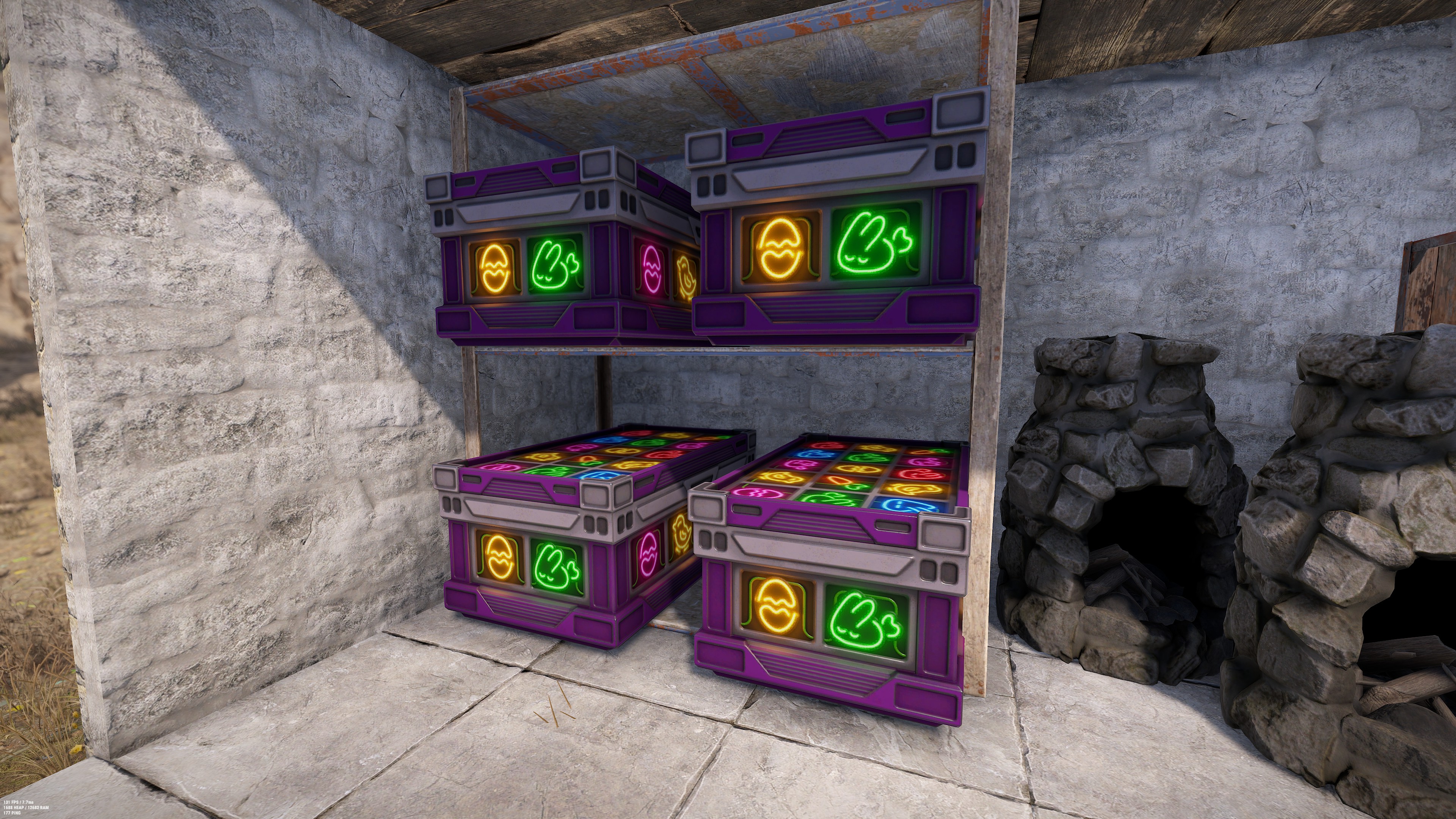 Neon Bunnies Large Wooden Box thumbnail 11