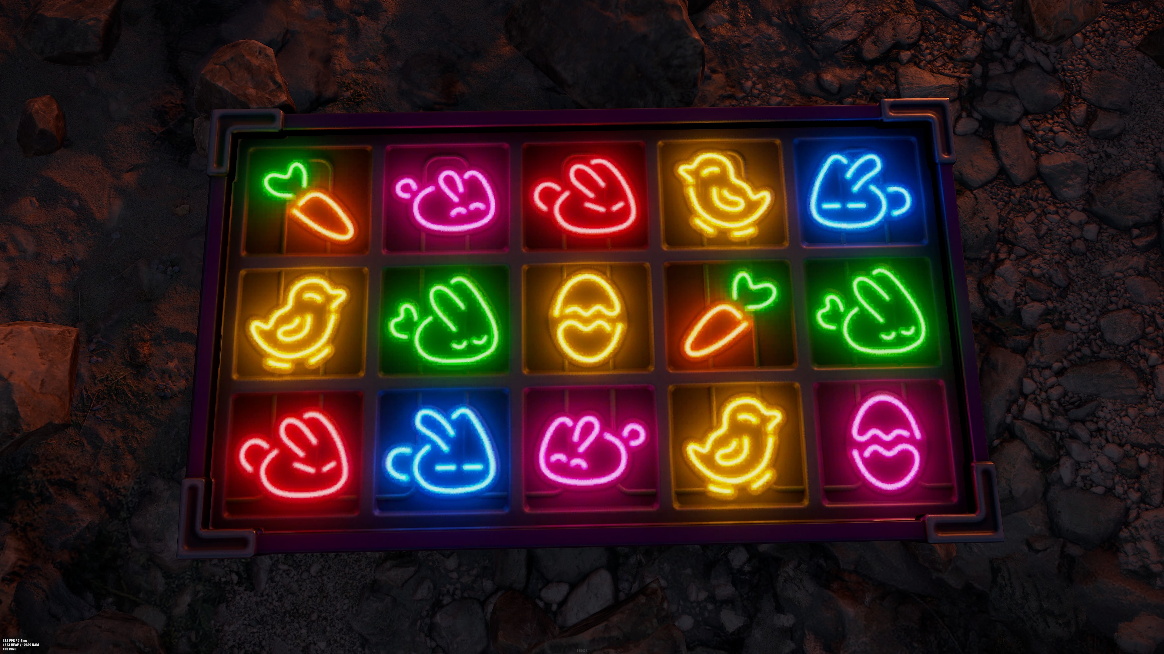Neon Bunnies Large Wooden Box thumbnail 4