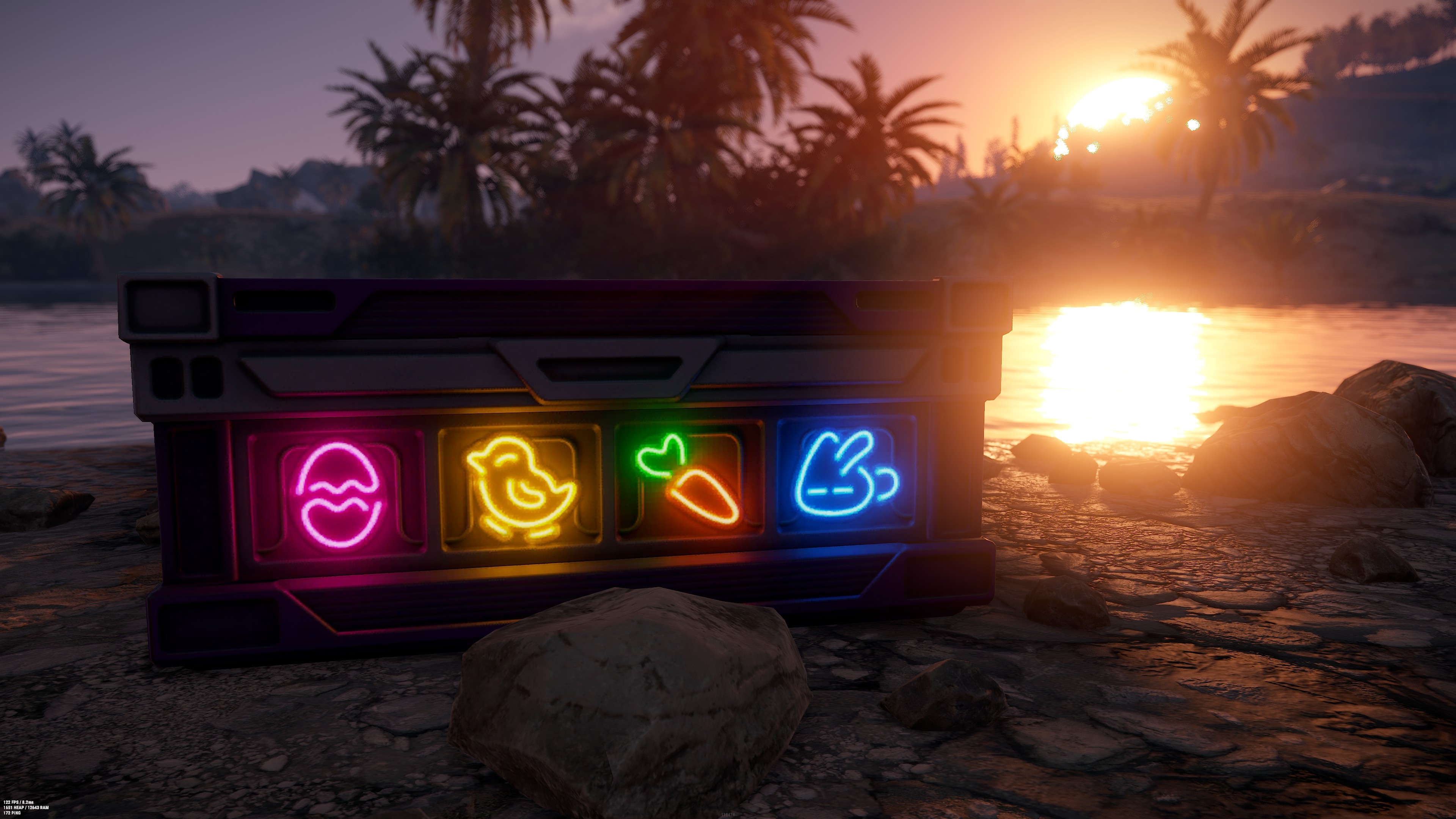 Neon Bunnies Large Wooden Box thumbnail 9