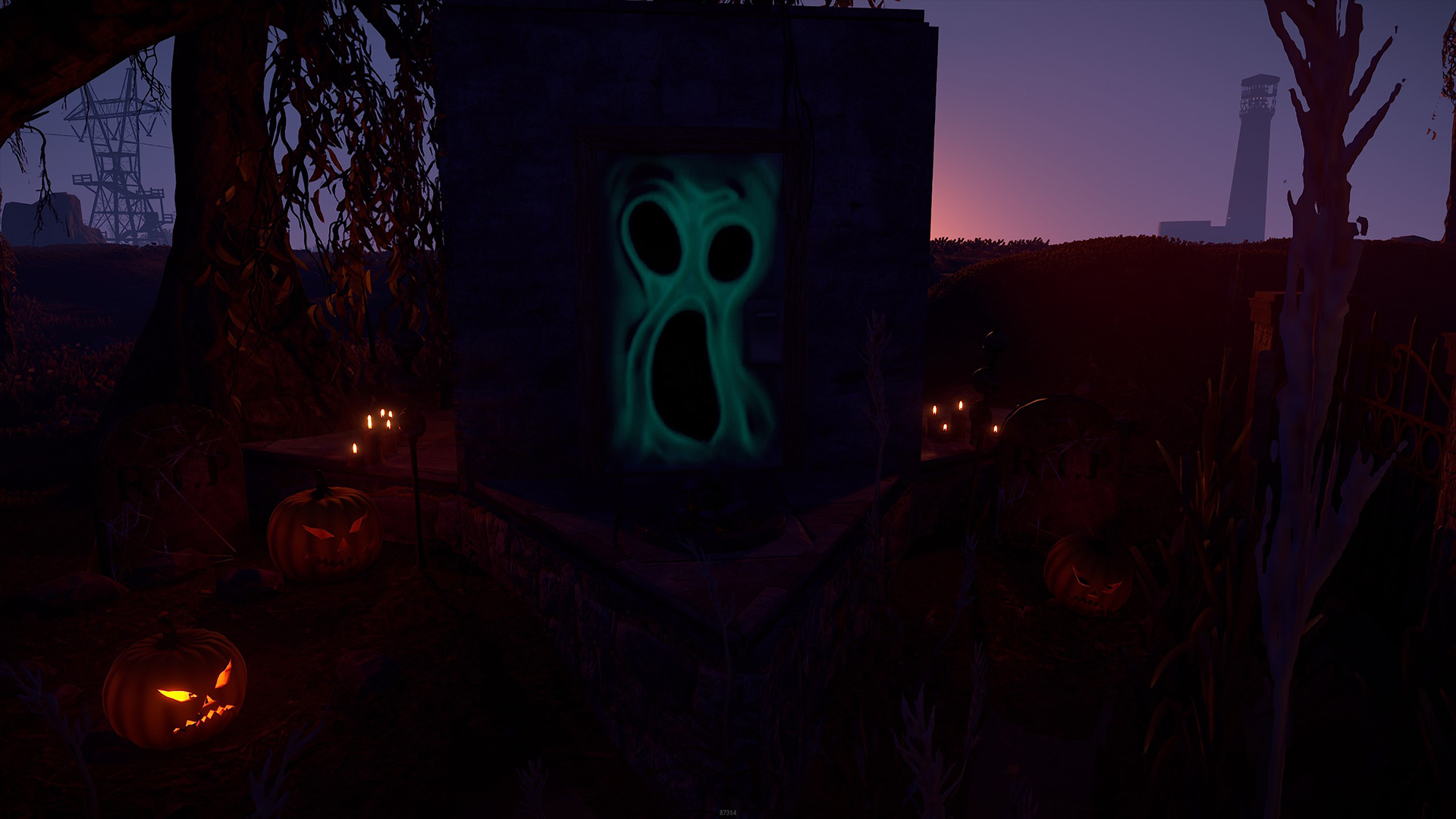 Ghostly Sheet Metal Door