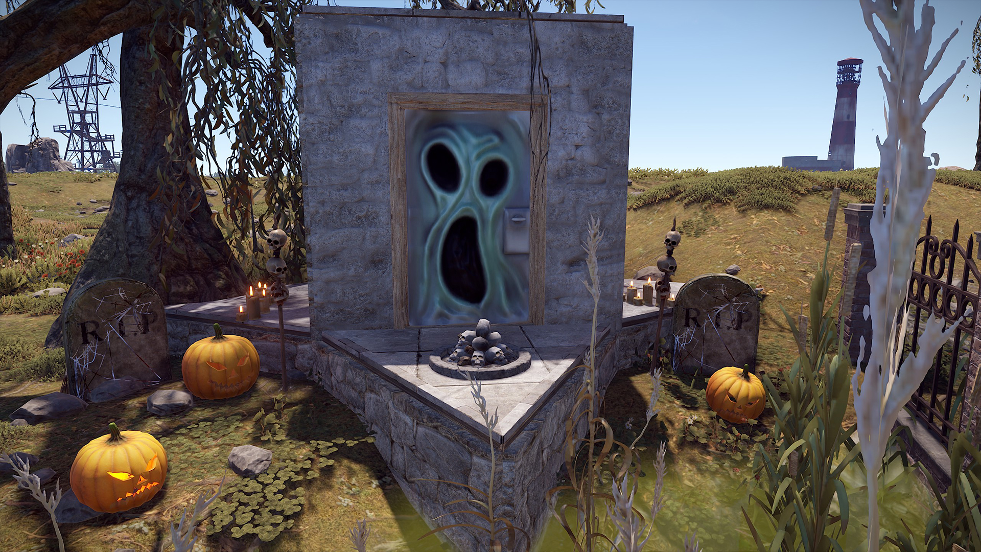Ghostly Sheet Metal Door