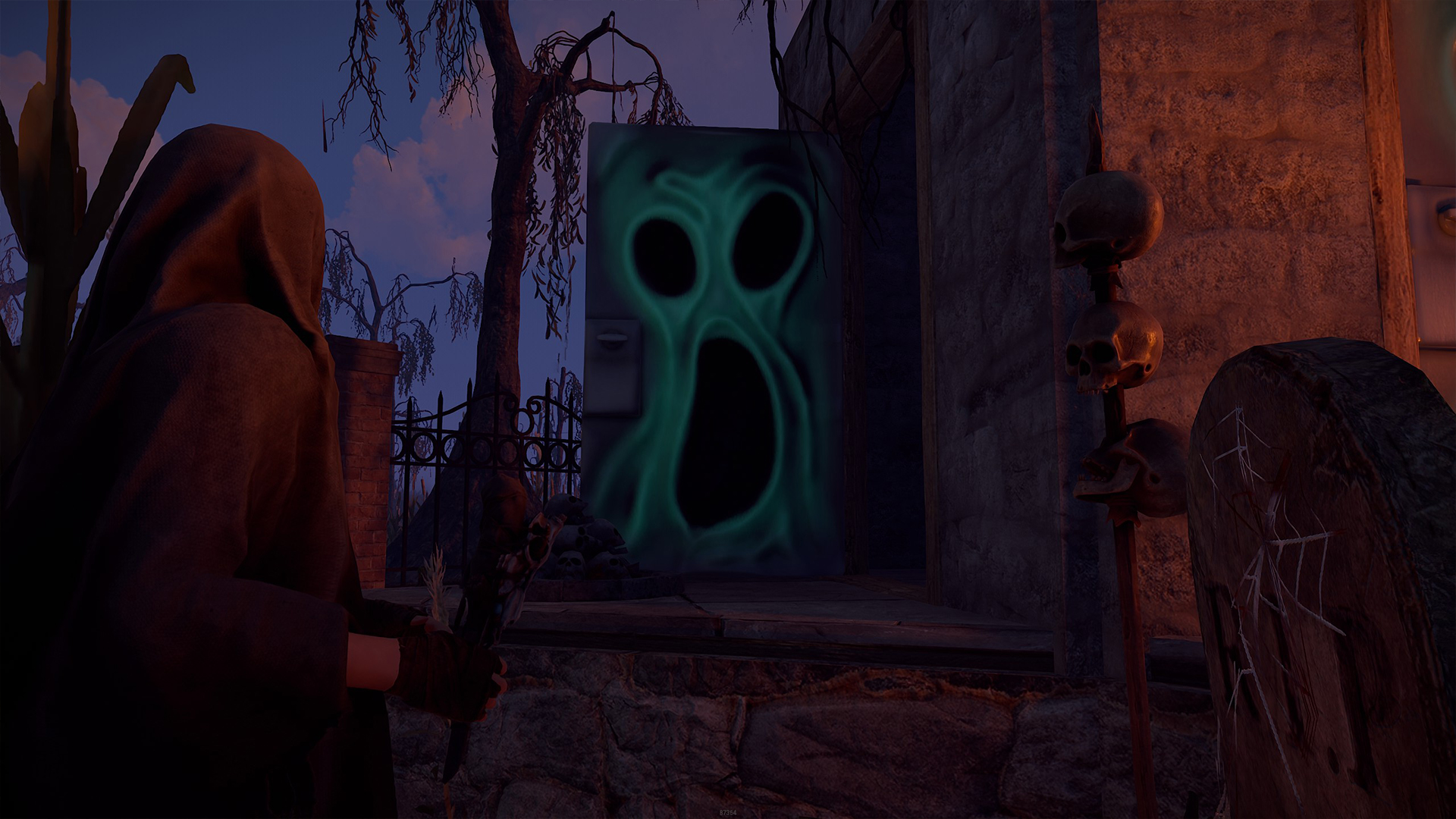 Ghostly Sheet Metal Door