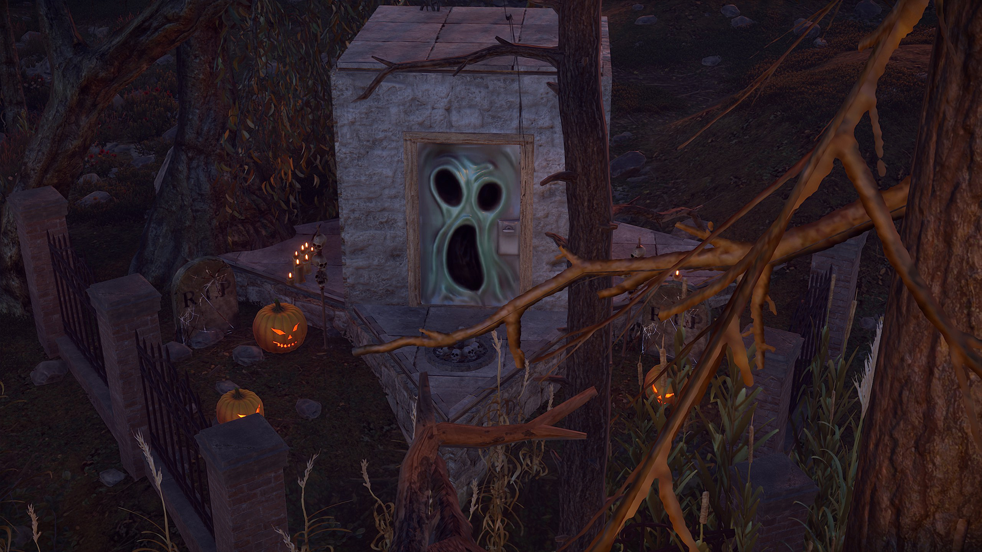 Ghostly Sheet Metal Door