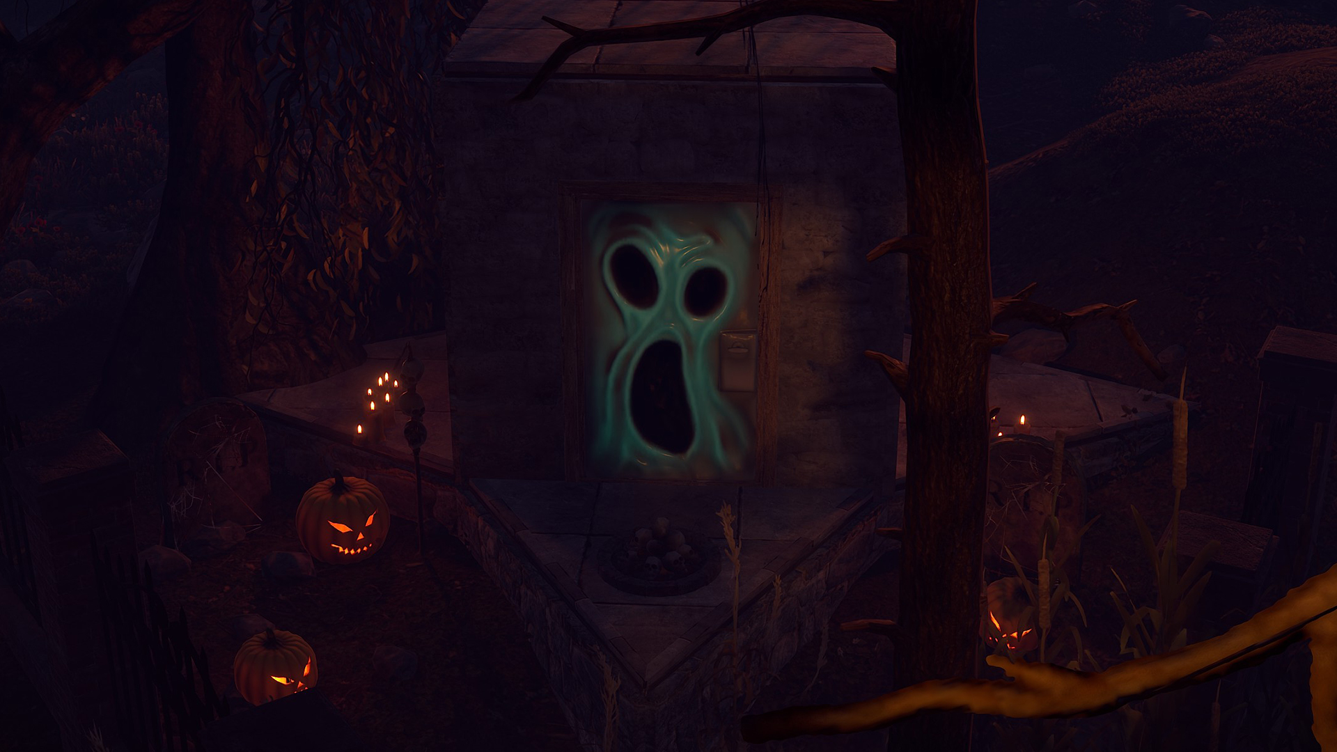 Ghostly Sheet Metal Door