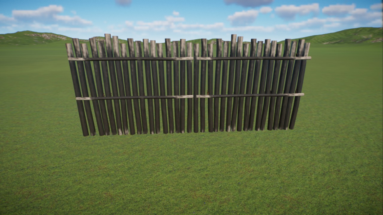 Rogers Park African Slat Fence