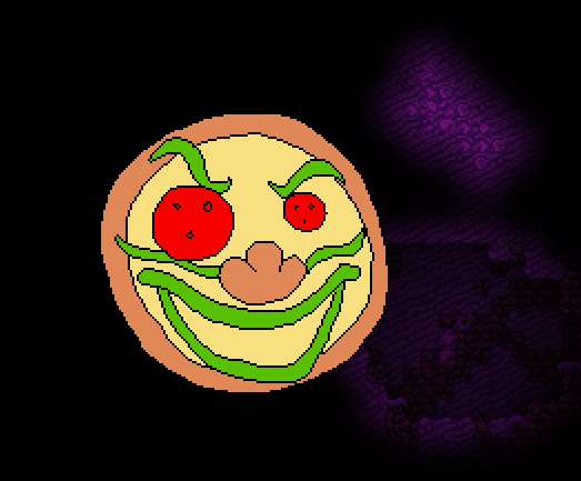 Starbound But The Erchius Ghost is Pizzaface