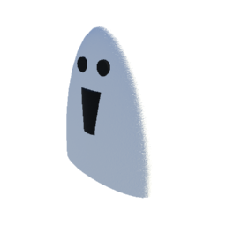 Happy Small (bit bigger) Halloween Ghost Decoration