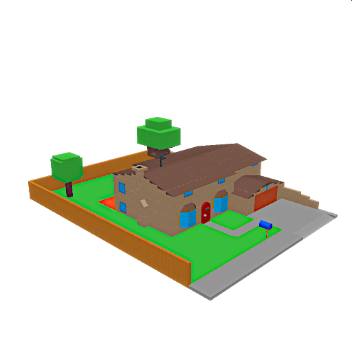 Simpsons House Diorama