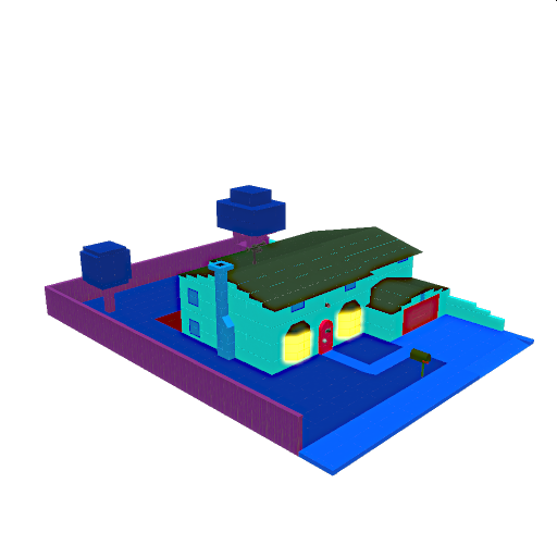 Simpsons House Diorama (Night)