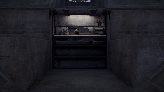 Brutalist Garage Door
