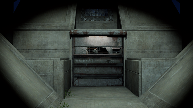 Brutalist Garage Door