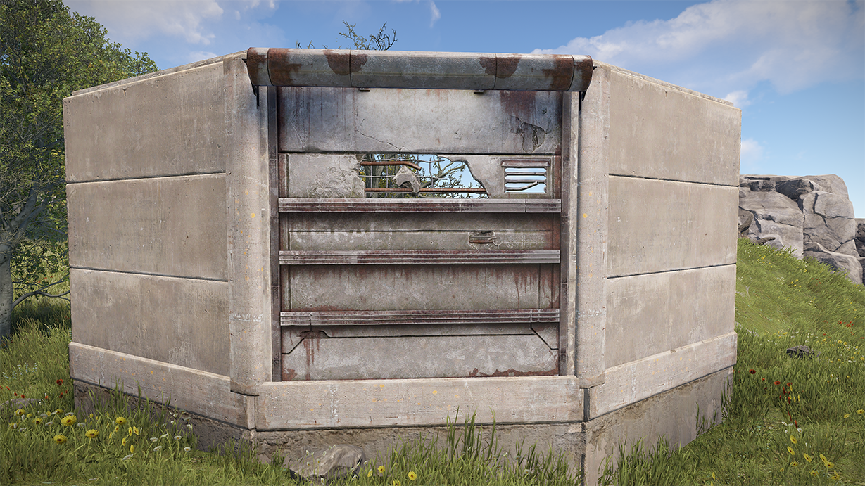Brutalist Garage Door