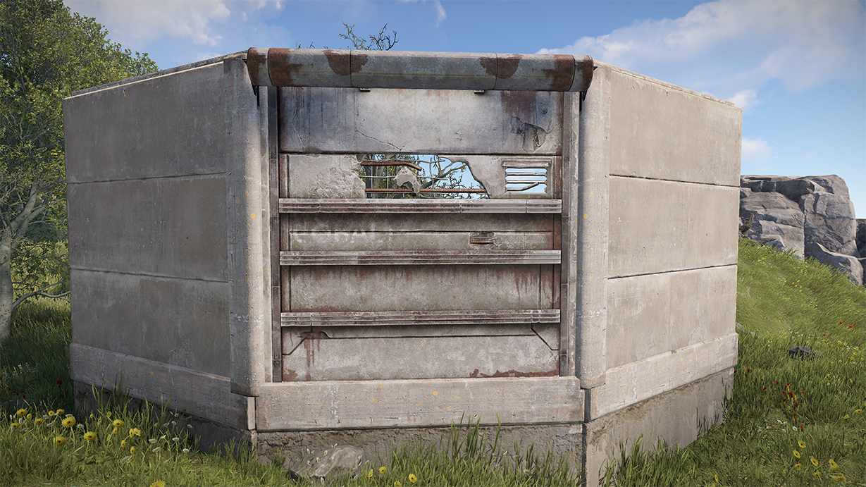 Brutalist Garage Door