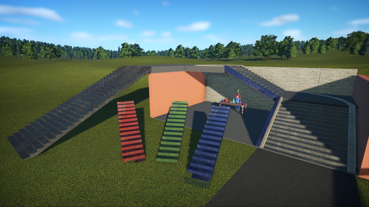 1m Fake Stairs