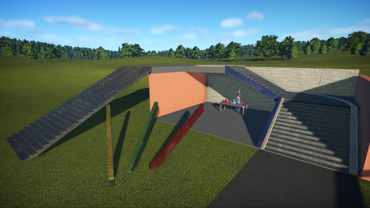 Fake Stairs Curb