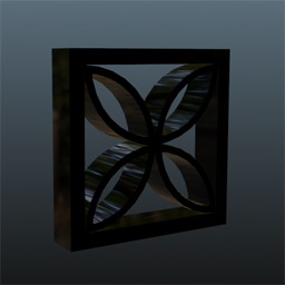 Deco block V4 Black Gloss