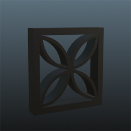 Deco block V4 (big) Wall Black