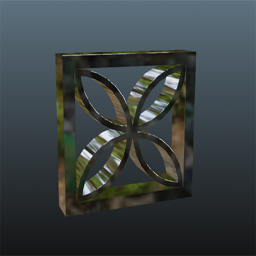 Deco block V4 (big) Chrome