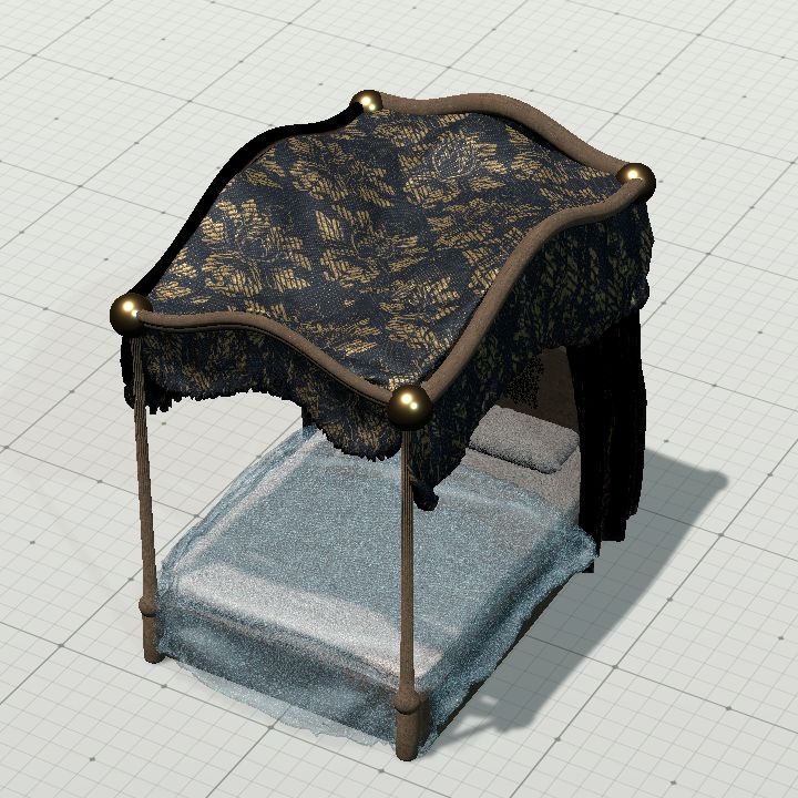 Gothic Double Bed