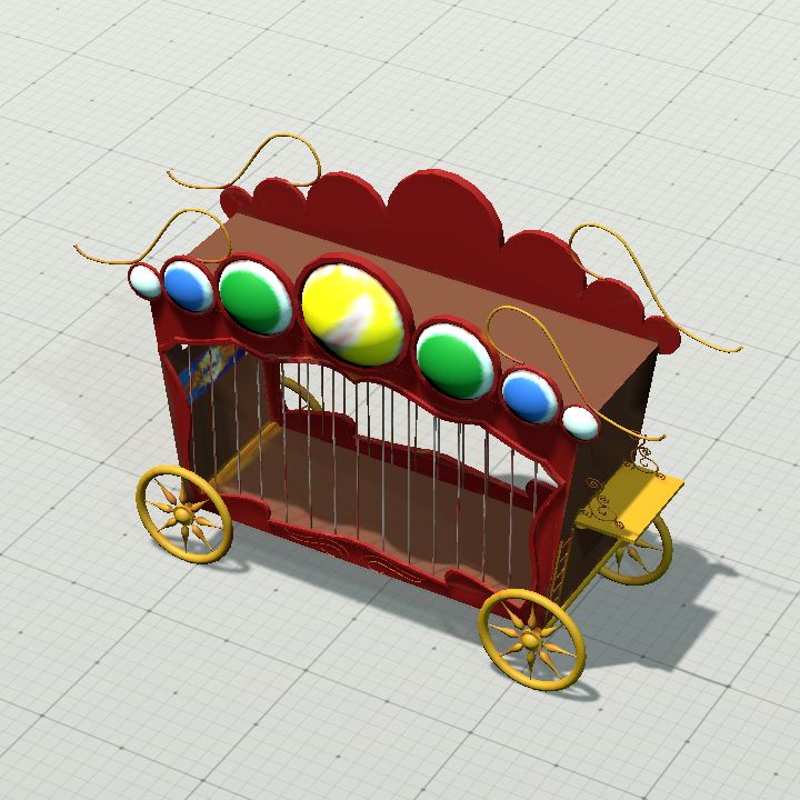 Circus Wagon Cage