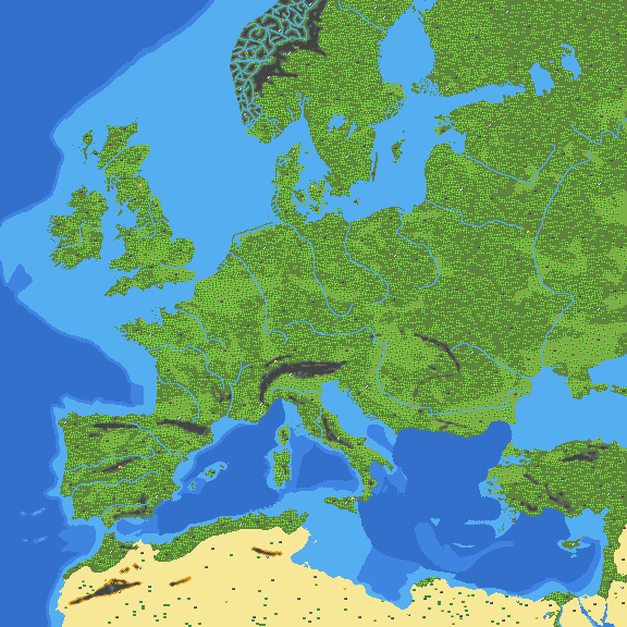 Europe but Greece is gone