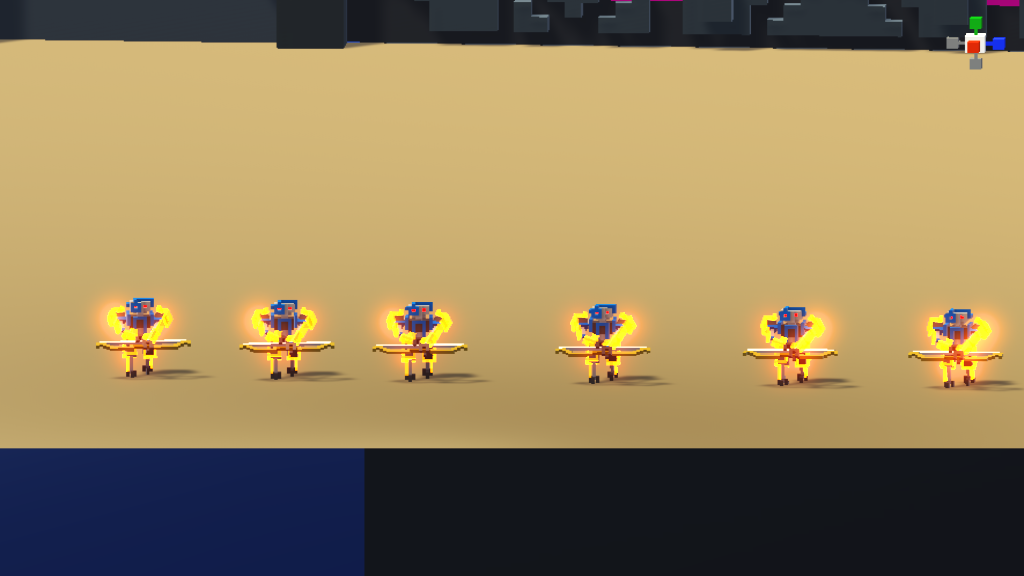 Archers with sword AI
