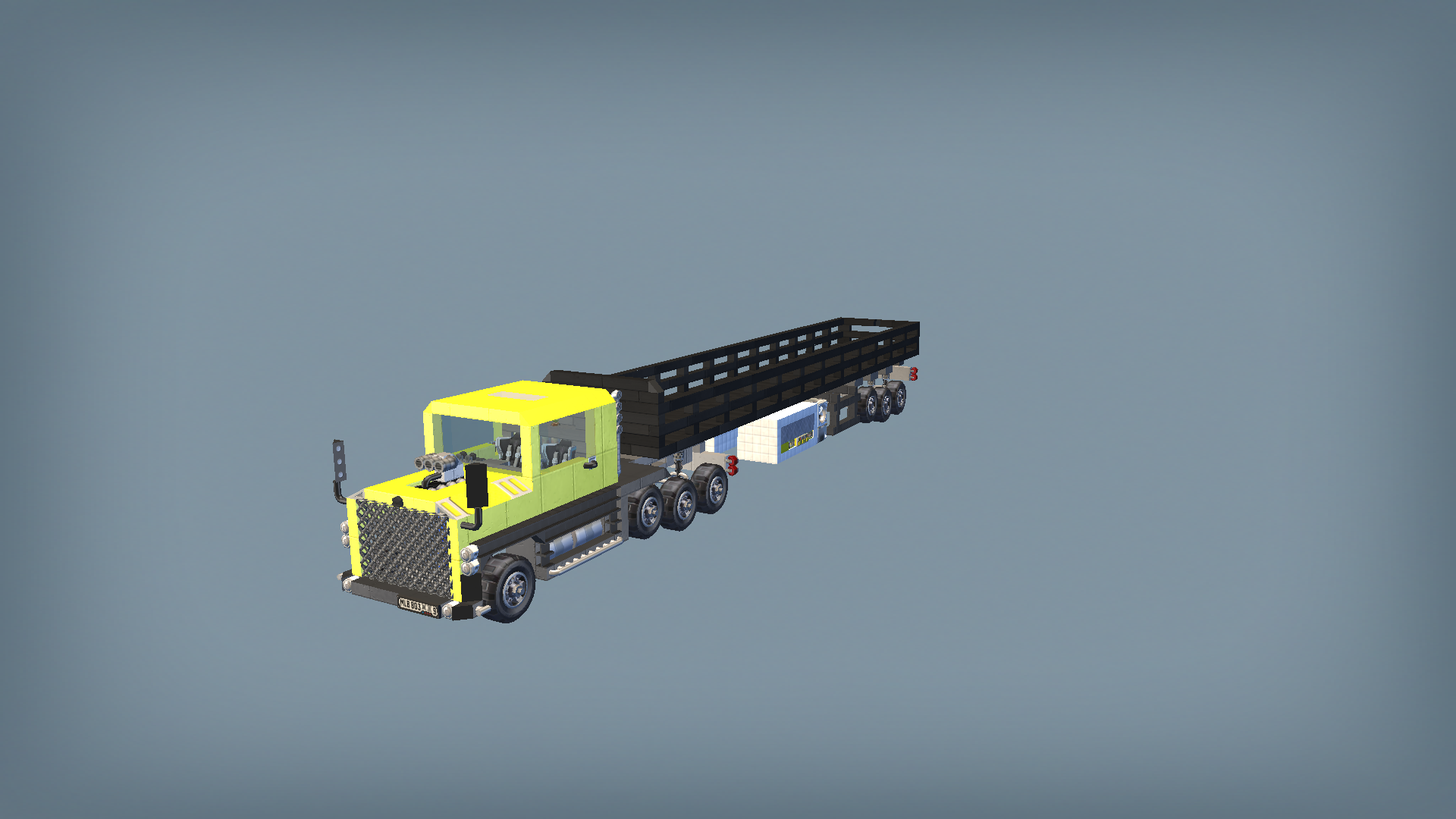 Special semi truck 03 opened version