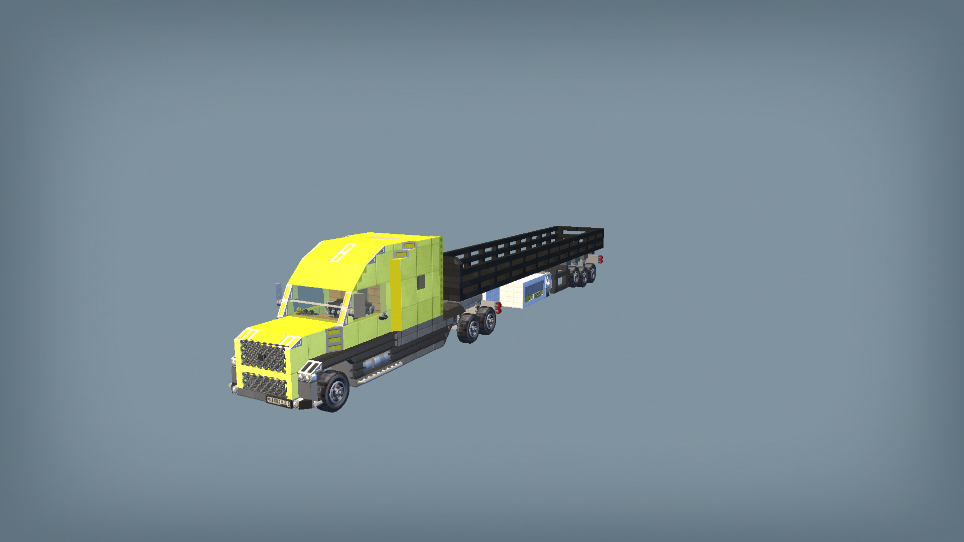 Special semi truck 04 opened version