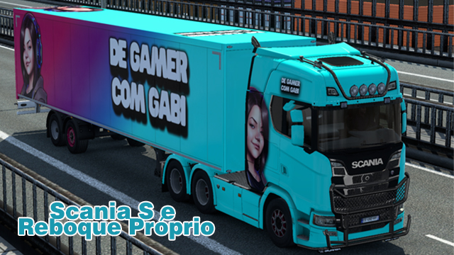 Conjunto de skins: Scania S e Reboque- DeGamerComGabi
