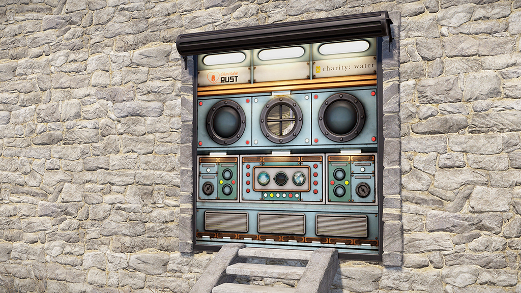Charitable Rust 2023 Garage Door