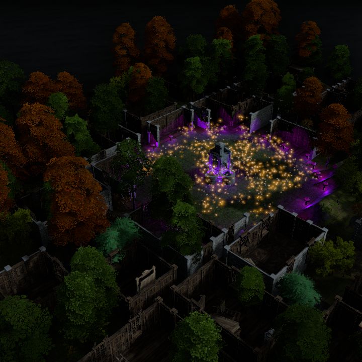 Enchanted Forest Ruined Village