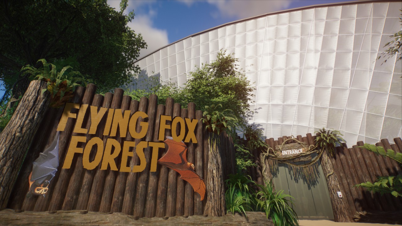 Flying Fox Forest by ZSHplays (bat aviary)