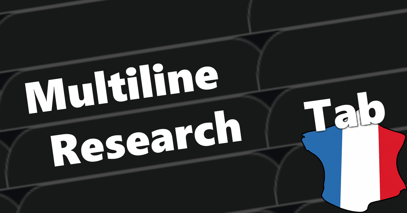 Multi-line Research Tab [Fr]