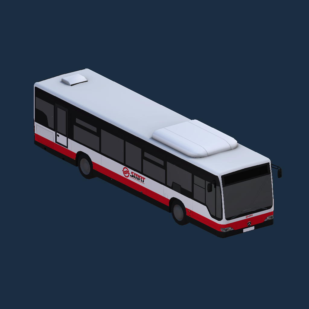 SMRT Buses Old Livery