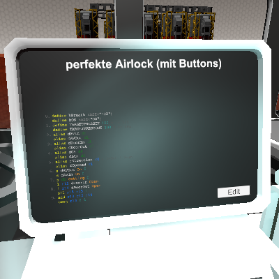 Die perfekte Luftschleuse (Airlock) (mit Buttons)